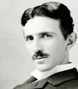 Porträt von Nikola Tesla